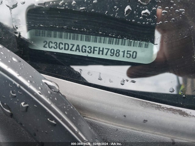 Dodge Challenger Sxt Or R/t 2015 2C3CDZAG3FH798150 Image 9
