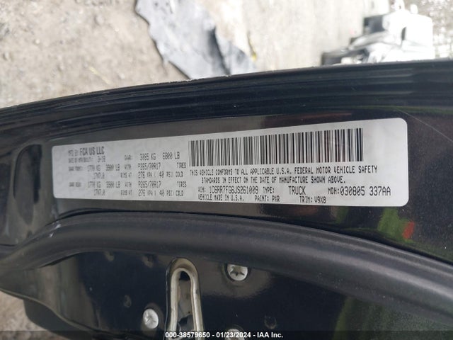 RAM 1500 Tradesman 2018 1C6RR7FG6JS261009 Image 9