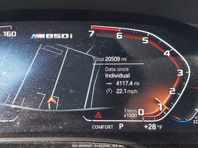 WBAGV8C05NCJ95140 BMW M850i Gtan Coupe Xdrive