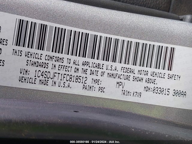 Dodge Durango Special Service 2015 1C4SDJFT1FC818512 Image 9