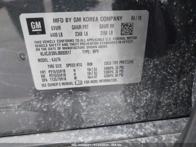 KL4CJESB5JB692617 Buick Encore Preferred