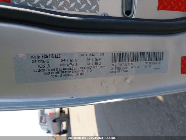 Dodge Charger Police Awd 2018 2C3CDXKT7JH285184 Image 9
