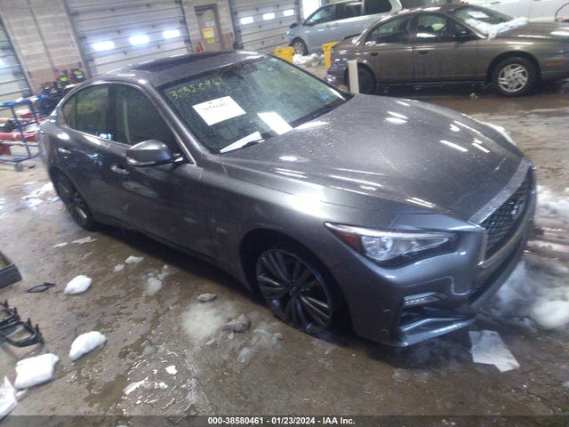 38580461 :رقم المزاد ، JN1EV7AR8JM444107 vin ، 2018 Infiniti Q50 3.0t Sport مزاد بيع