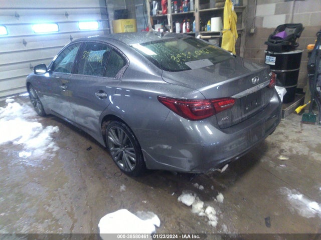 38580461 :رقم المزاد ، JN1EV7AR8JM444107 vin ، 2018 Infiniti Q50 3.0t Sport مزاد بيع