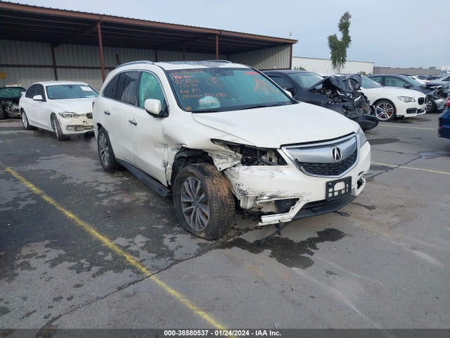 2014 ACURA MDX TECHNOLOGY PACKAGE VIN: 5FRYD3H43EB015955