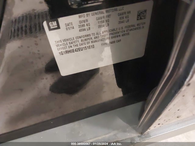 Chevrolet Volt 2014 1G1RH6E42EU151610 Image 9