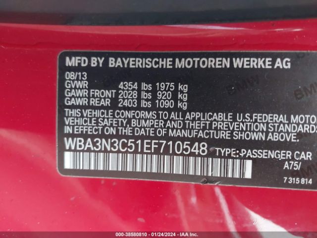 WBA3N3C51EF710548 BMW 428i