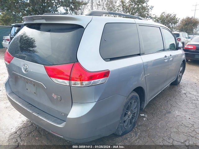 2012 TOYOTA SIENNA LE V6 8 PASSENGER VIN: 5TDKK3DC6CS274149
