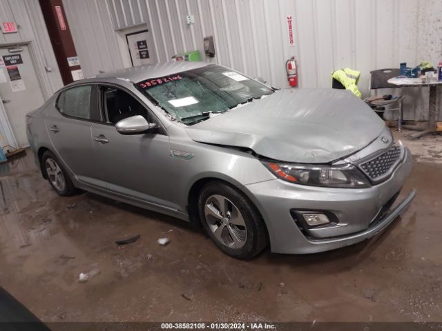 38582106 :رقم المزاد ، KNAGM4AD4F5082495 vin ، 2015 Kia Optima Hybrid مزاد بيع