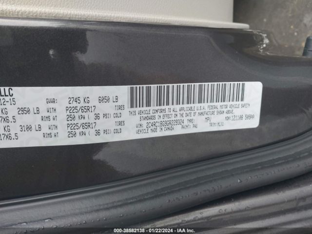 2016 CHRYSLER TOWN & COUNTRY 2C4RC1BG9GR229324 Photo 8