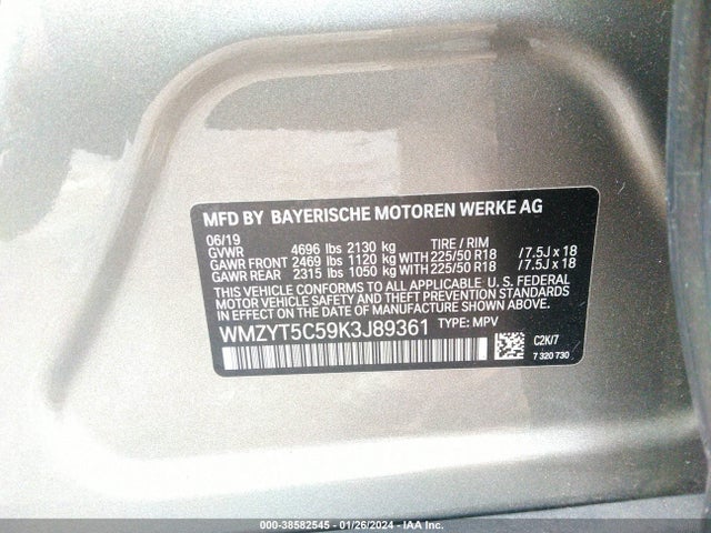 2019 MINI COUNTRYMAN WMZYT5C59K3J89361 Photo 8