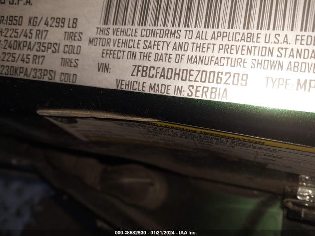 2014 FIAT 500L ZFBCFADH0EZ006209 Photo 8