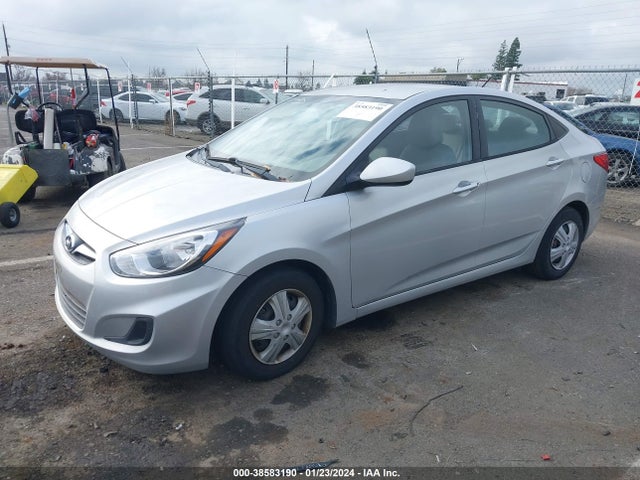 2014 HYUNDAI ACCENT GLS VIN: KMHCT4AEXEU656479