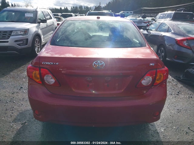 2009 TOYOTA COROLLA LE VIN: JTDBL40EX99093525