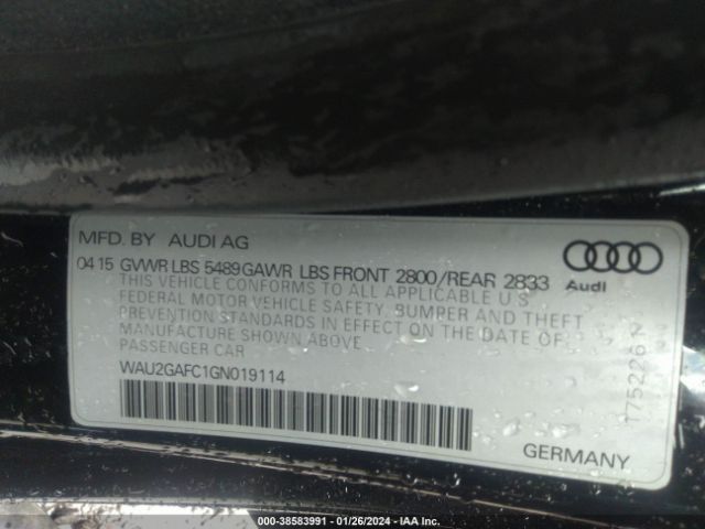WAU2GAFC1GN019114 Audi A7 3.0t Premium Plus
