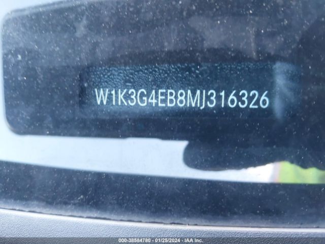 W1K3G4EB8MJ316326 Mercedes-Benz A 220
