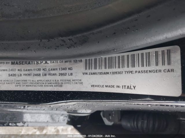 ZAM57XSA8K1328307 Maserati Ghibli