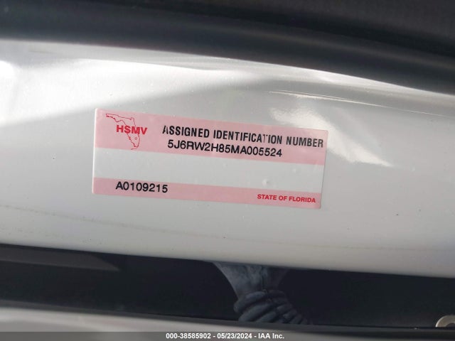 Honda Cr-v Awd Ex-l 2021 5J6RW2H85MA005524 Image 9