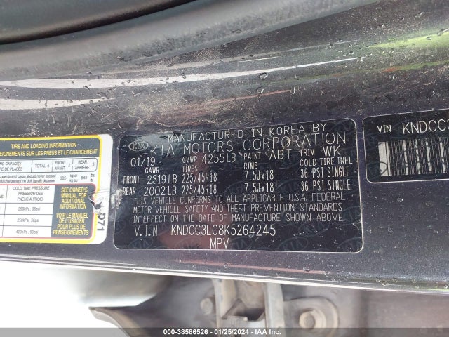 KIA Niro S Touring 2019 KNDCC3LC8K5264245 Image 9