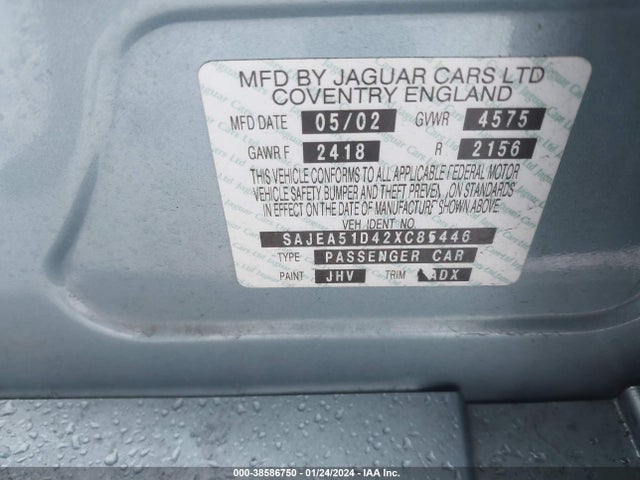 2002 JAGUAR X-TYPE SAJEA51D42XC85446 Photo 8
