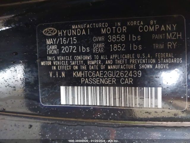 KMHTC6AE2GU262439 Hyundai Veloster Turbo