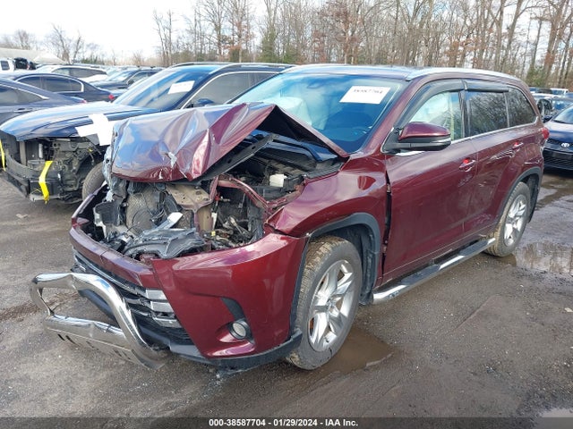Toyota Highlander Limited 2017 5TDDZRFH4HS458822 Image 2