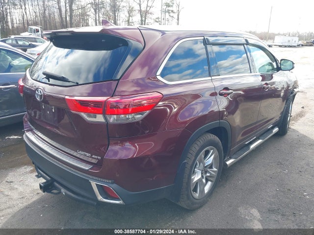 Toyota Highlander Limited 2017 5TDDZRFH4HS458822 Image 4
