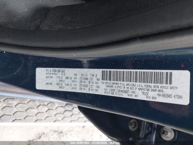 2019 RAM 1500 1C6SRFJT2KN658667 Photo 8