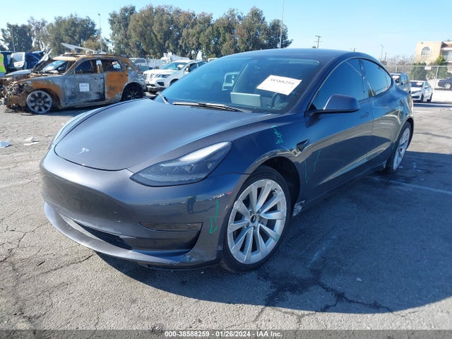 Tesla Model 3 Rear-wheel Drive 2022 5YJ3E1EA1NF142968 Image 2