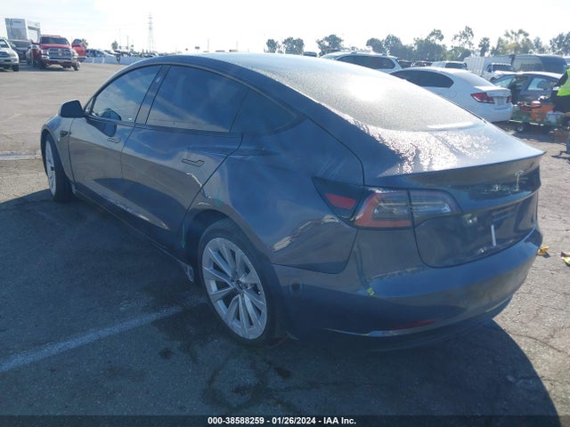 Tesla Model 3 Rear-wheel Drive 2022 5YJ3E1EA1NF142968 Image 3