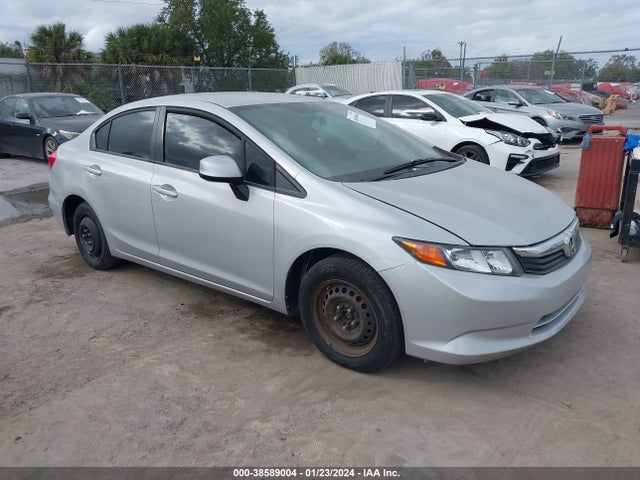 2012 HONDA CIVIC LX VIN: 2HGFB2F58CH500833