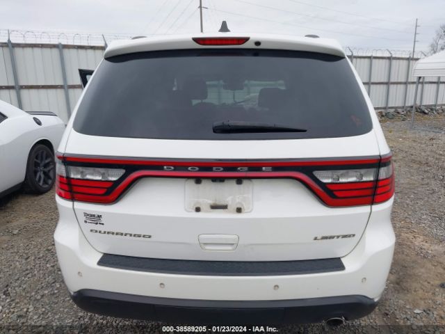 1C4RDHDG0GC476906 Dodge DURANGO LIMITED
