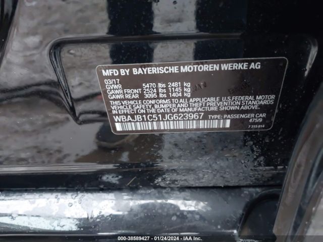 WBAJB1C51JG623967 BMW 530e Xdrive Iperformance