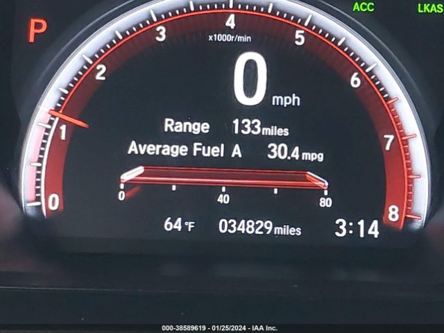 SHHFK7H41KU212557 Honda Civic Sport