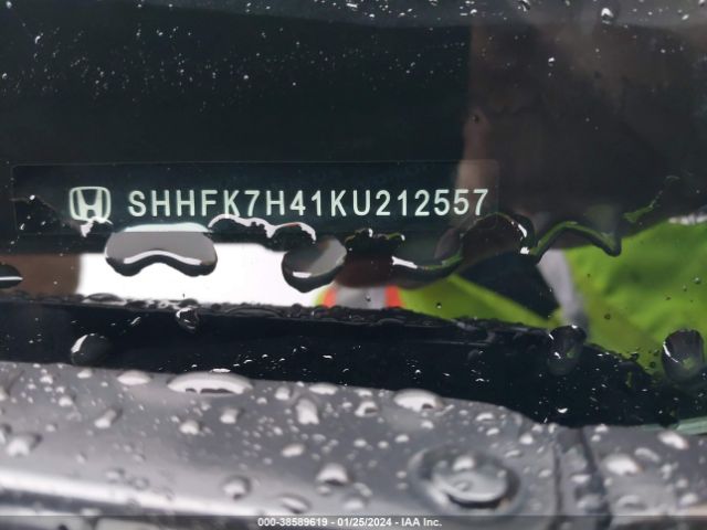 SHHFK7H41KU212557 Honda Civic Sport