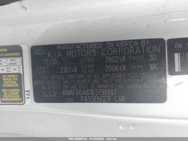 KIA Forte Koup Ex 2014 KNAFX6A83E5198187 Image 9