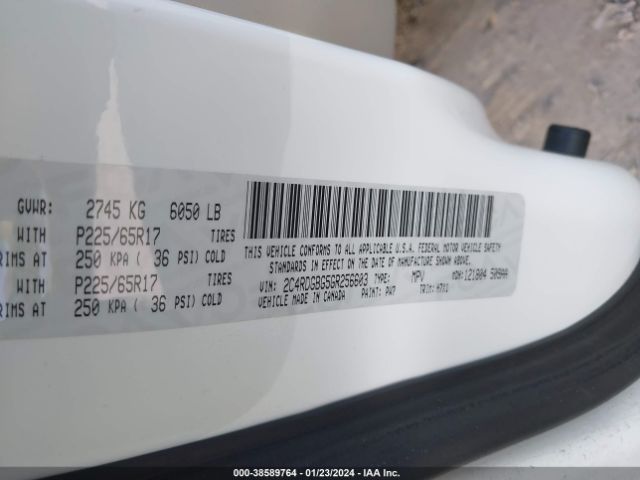2C4RDGBG5GR256603 Dodge Grand Caravan American Value Pkg