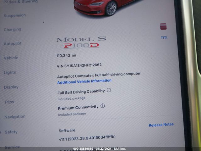 5YJSA1E42HF212662 Tesla Model S 100d/60d/75d/90d/p100d
