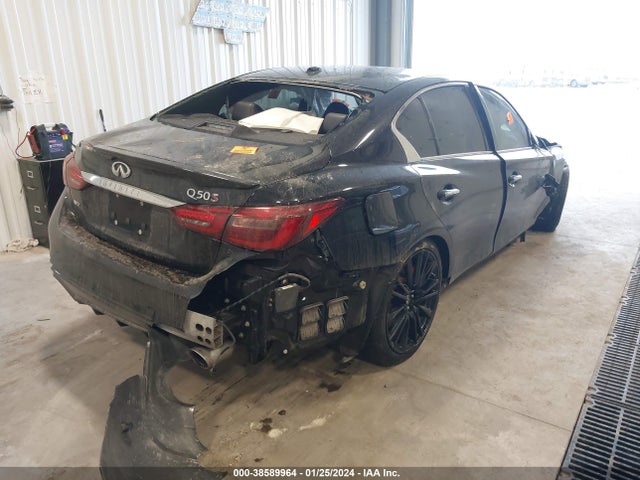 JN1FV7AR5KM800616 Infiniti Q50 3.0t Red Sport 400