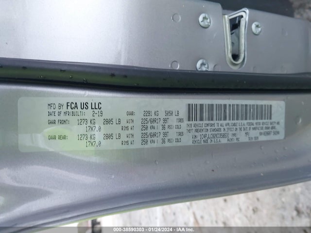 1C4PJLCB2KD358531 Jeep Cherokee Latitude Fwd