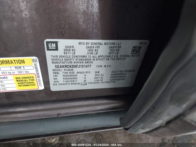 5GAKRCKD8FJ151477 Buick Enclave Premium