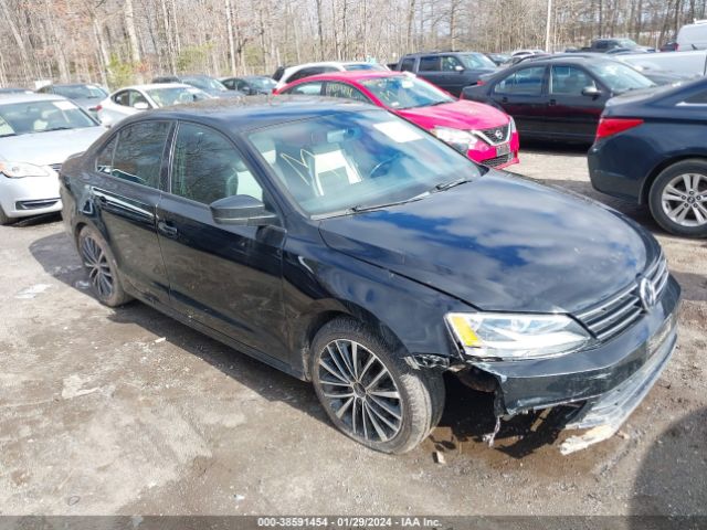 Auction sale of the 2016 Volkswagen Jetta 1.8t Sport, vin: 3VWD17AJ4GM270335, lot number: 38591454