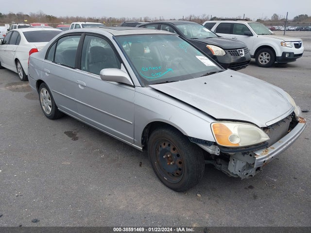 2001 HONDA CIVIC EX VIN: 2HGES26711H548748