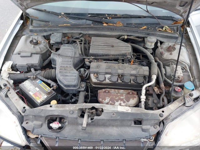 2001 HONDA CIVIC EX VIN: 2HGES26711H548748