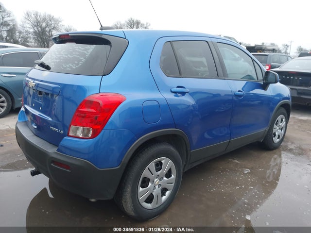 Chevrolet Trax 1ls 2016 KL7CJKSB0GB760428 Image 4