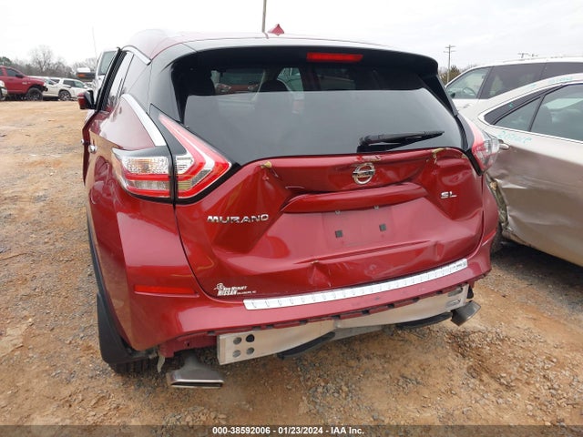 Nissan MURANO SL 2015 5N1AZ2MG2FN226951 Image 6