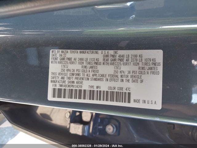 7MMVABCM0PN104269 Mazda Cx-50 2.5 S Preferred Plus