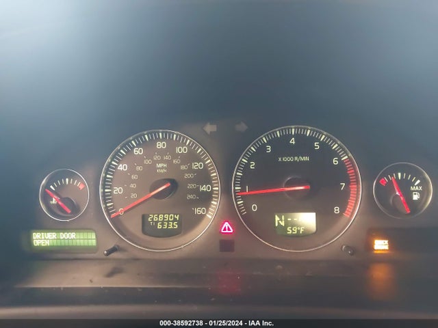2004 VOLVO S80 2.5T VIN: YV1TS59H141375841