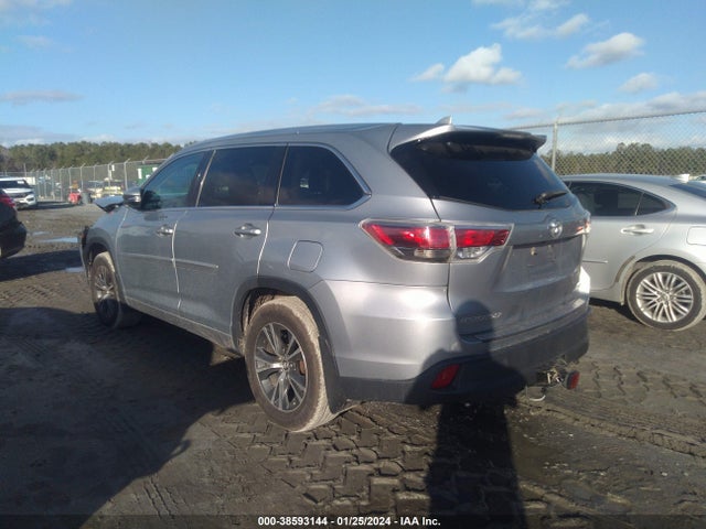 Toyota Highlander Xle V6 2016 5TDJKRFH1GS502295 Image 3