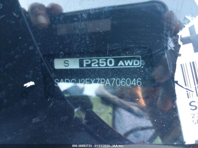 SADCJ2EX7PA706046 Jaguar F-pace S P250 Awd Automatic
